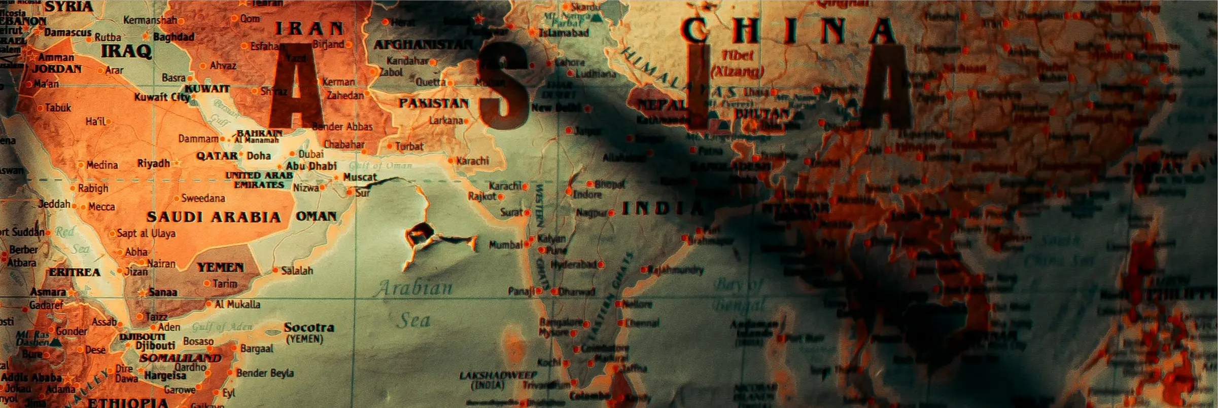 Asia-Pacific conflict map